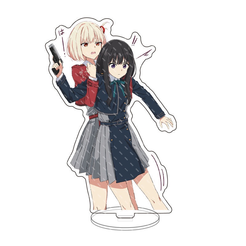 Mới Giá Đỡ Đĩa Lycoris Recoil Bằng Acrylic Cho Búp Bê Nishikigi Chisato Nakahara Mizuki Inoue Takina