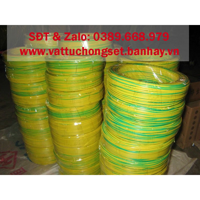 Dây tiếp địa Tân Phú M50, thiết diện 1x50mm2, cáp thoát sét