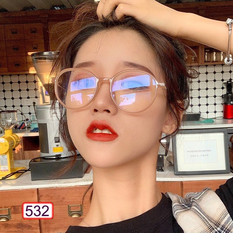 Mắt Kính Giả Cận Gọng Tăm From Tròn Hàn Quốc 532 Có Thể Thay Tròng | BigBuy360 - bigbuy360.vn