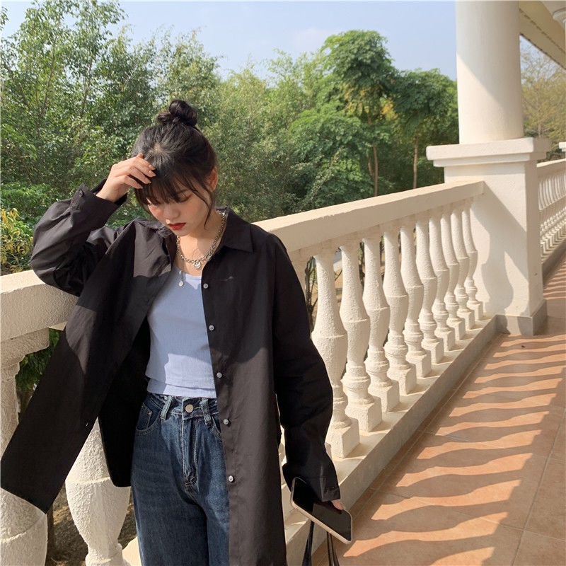 Áo Sơ Mi Nữ Dài Tay Hàn Quốc Mới