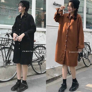 ĐẦM SƠ MI NHUNG TÀ BẦU