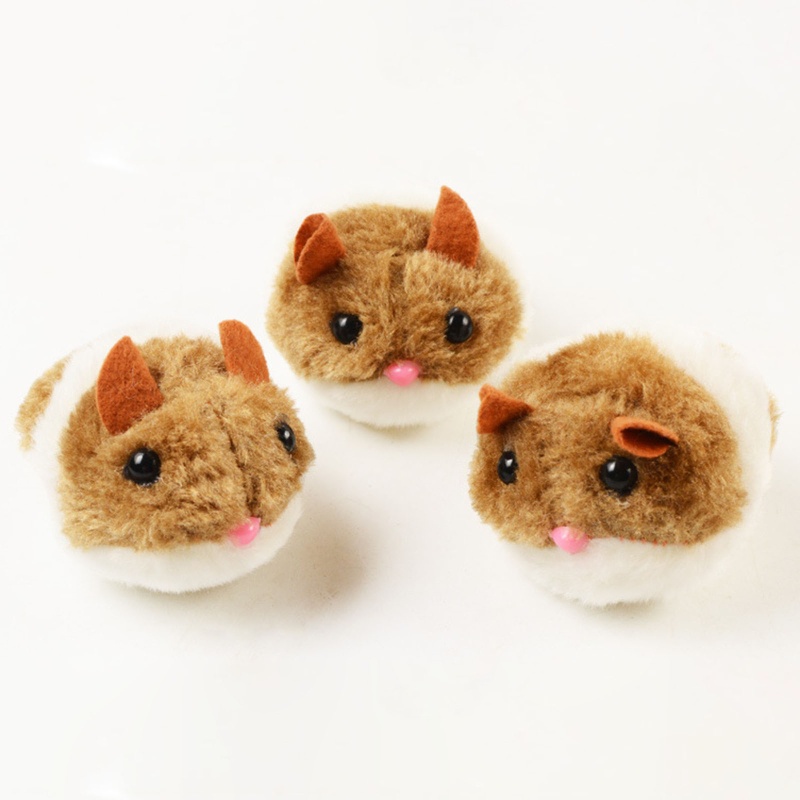 Chuột Hamster Nhồi Bông Dễ Thương Dùng Làm Đồ Chơi Cho Mèo Cưng