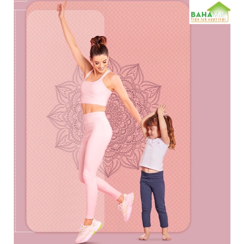 THẢM TẬP ĐA NĂNG  ĐÔI KÍCH THƯỚC LỚN 130cm x 200cm  "BAHAMAR" mềm mại và thoải mái khi sử dụng trong nhà