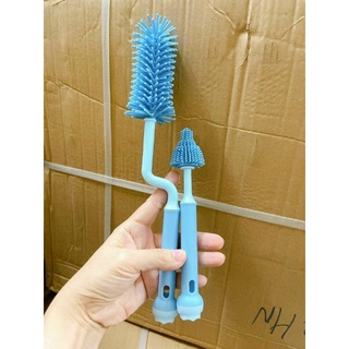 Cọ silicon 2 chi tiet size trung