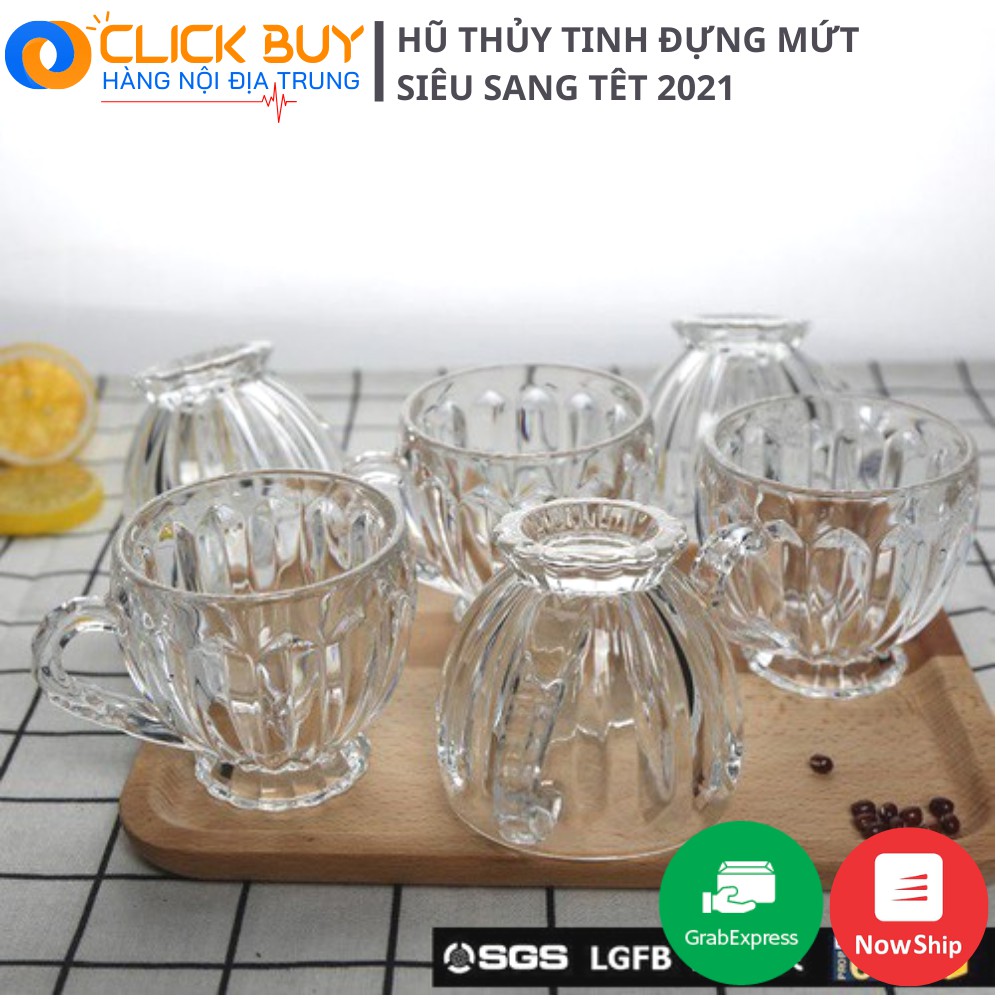 Bộ Cốc Uống Nước 6 Chiếc Bằng Thủy Tinh Pha Lê Siêu Đẹp