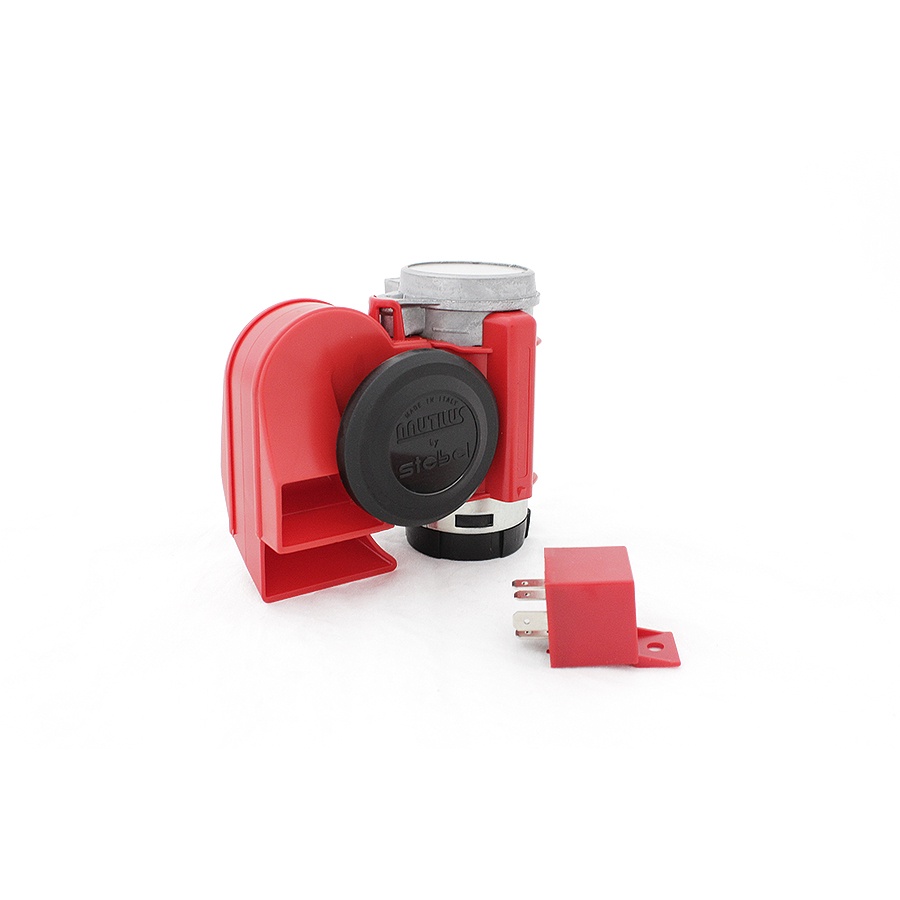 Kèn Ốc Hơi CIND STEBEL Nautilus Compact 11690047 12V (Rơ Le) Nhập Khẩu Chính Hãng