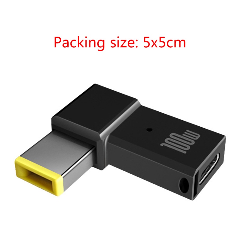 Đầu Chuyển Đổi Usb-C Type C Sang Pd Dc 100w Cho Laptop Thinkpad