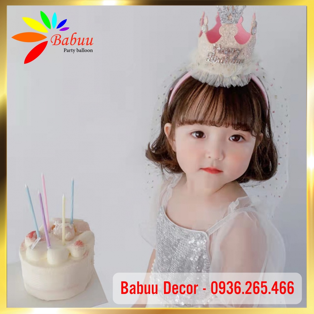 Bờm, vương miện công chúa sinh nhật, thôi nôi phong cách Hàn Quốc Babuu Decor