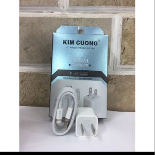 Bộ sạc cáp kim cương iphone 5,6,7