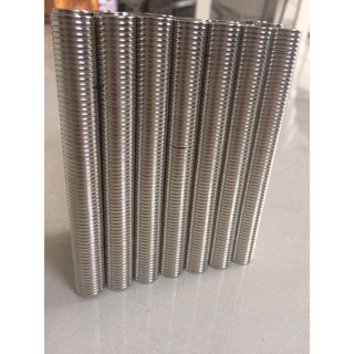 Nam châm viên tròn , dẹp nhỏ - đường kính 10mm, dày 2mm