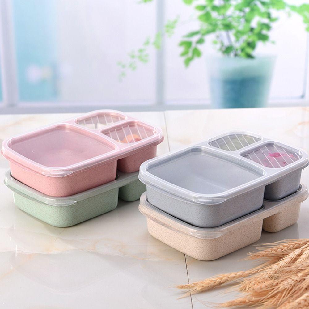 Hộp Đựng Thức Ăn Trưa Chống Rò Rỉ Sức Chứa Lớn Có Thể Dùng Trong Lò Vi Sóng Cho Học Sinh