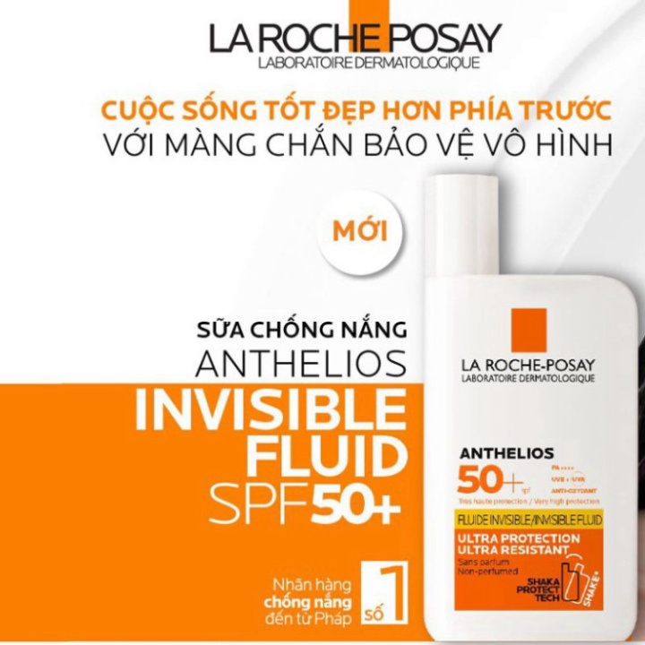 Kem Chống Nắng Cho Mặt La Roche Posay Shaka Fluid SPF 50+ - Không Gây Kích Ứng Da, Không Gây Mụn, Không Gây Cay Mắt | BigBuy360 - bigbuy360.vn