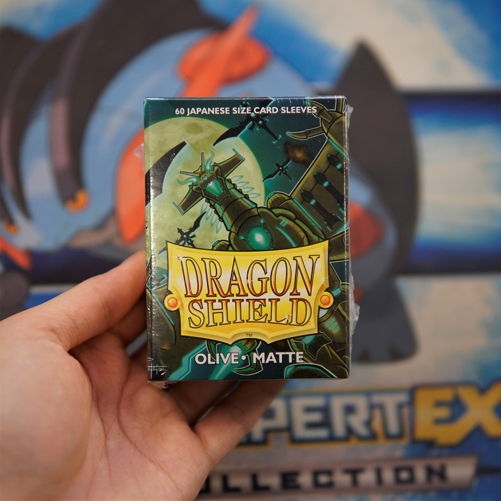 Bọc bài Yugioh Dragon Shield - Japanese size - MATTE OLIVE - Màu Xanh Ô-Liu - 60 cái - Nhập khẩu từ Mỹ