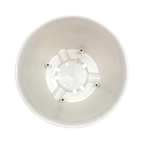 [Hỏa Tốc HN] Chậu hoa tròn màu trắng 18cm Nội địa Nhật Bản