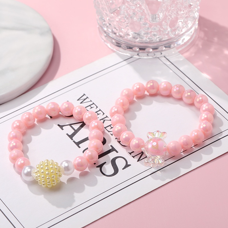 Vòng Đeo Tay Nhựa Họa Tiết Hoạt Hình Dễ Thương Cho Bé