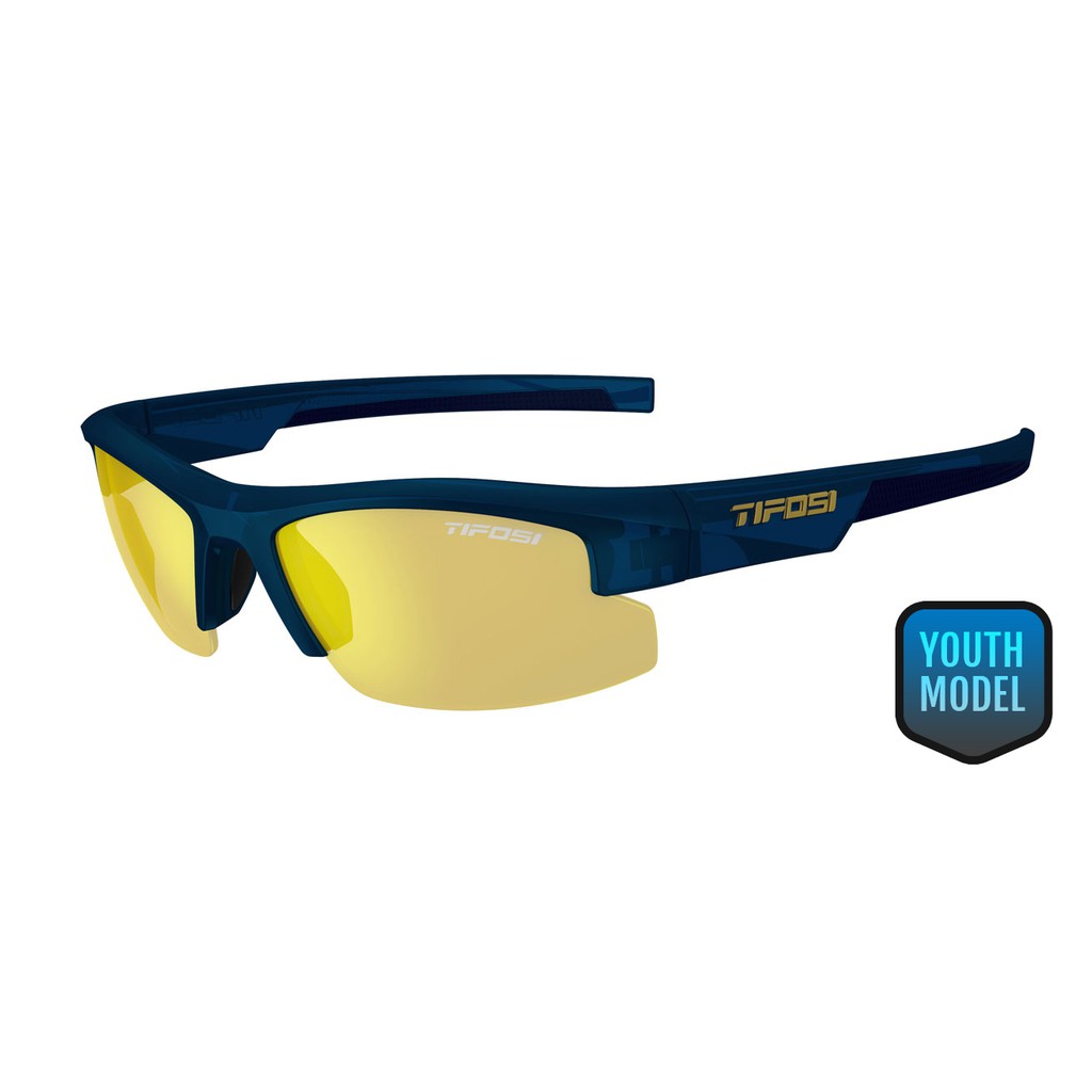 Kính Mát Thể Thao Unisex TIFOSI Shutout - Gọng Midnight Navy Tròng Smoke Yellow