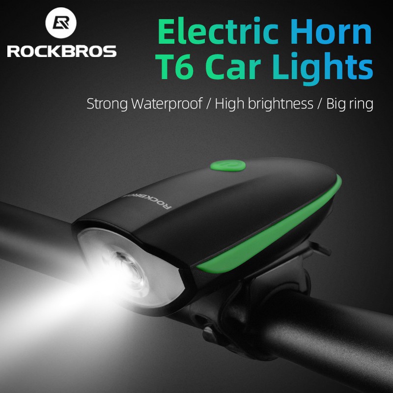Rockbros Đèn Pin Gắn Xe Đạp Siêu Sáng Tiện Lợi