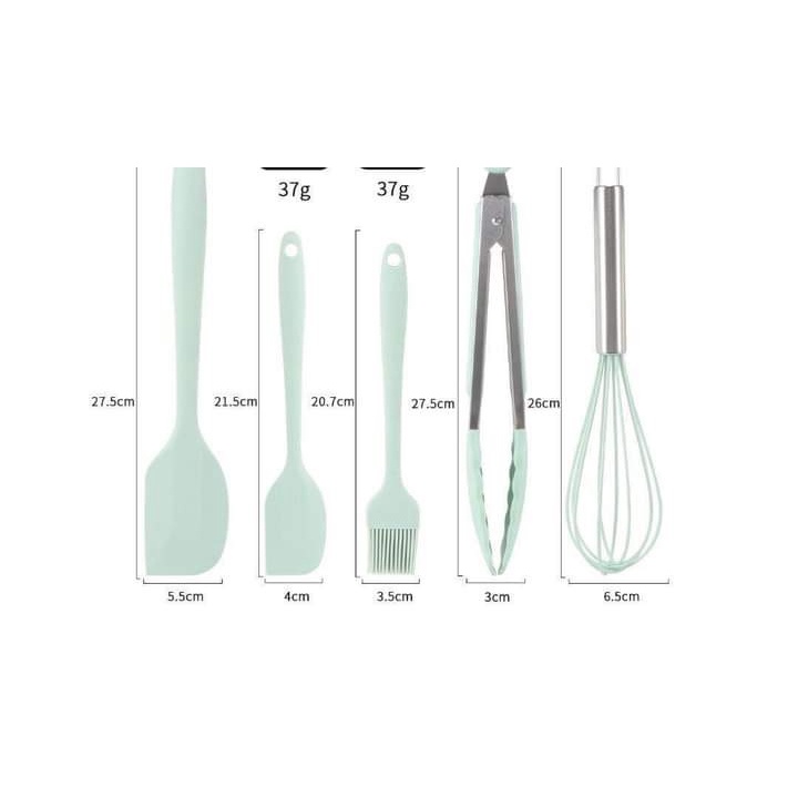Dụng cụ làm bánh Silicon 3 màu siêu đẹp - Jumping Beans