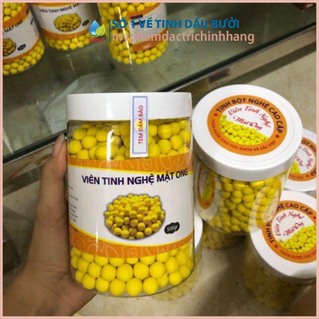 Nghệ Viên Mật Ong Rừng 500G, Viên Nghệ Mật Ong Dùng Tốt Với, Tinh Bột Nghệ,