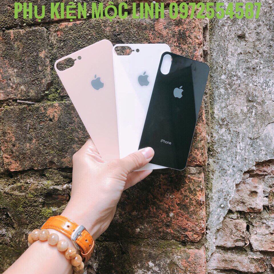 🍬 Cường lực tráng gương 6D cao cấp dán mặt sau lưng dành cho iphone 6 6Plus 7 8Plus và IP X Xs Xs max