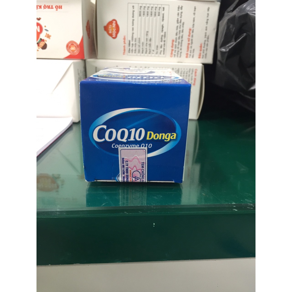 CoQ10 Donga – Hỗ trợ giảm nguy cơ xơ vữa động mạch, giảm cholesterol xấu trong máu (hộp 30 viên)