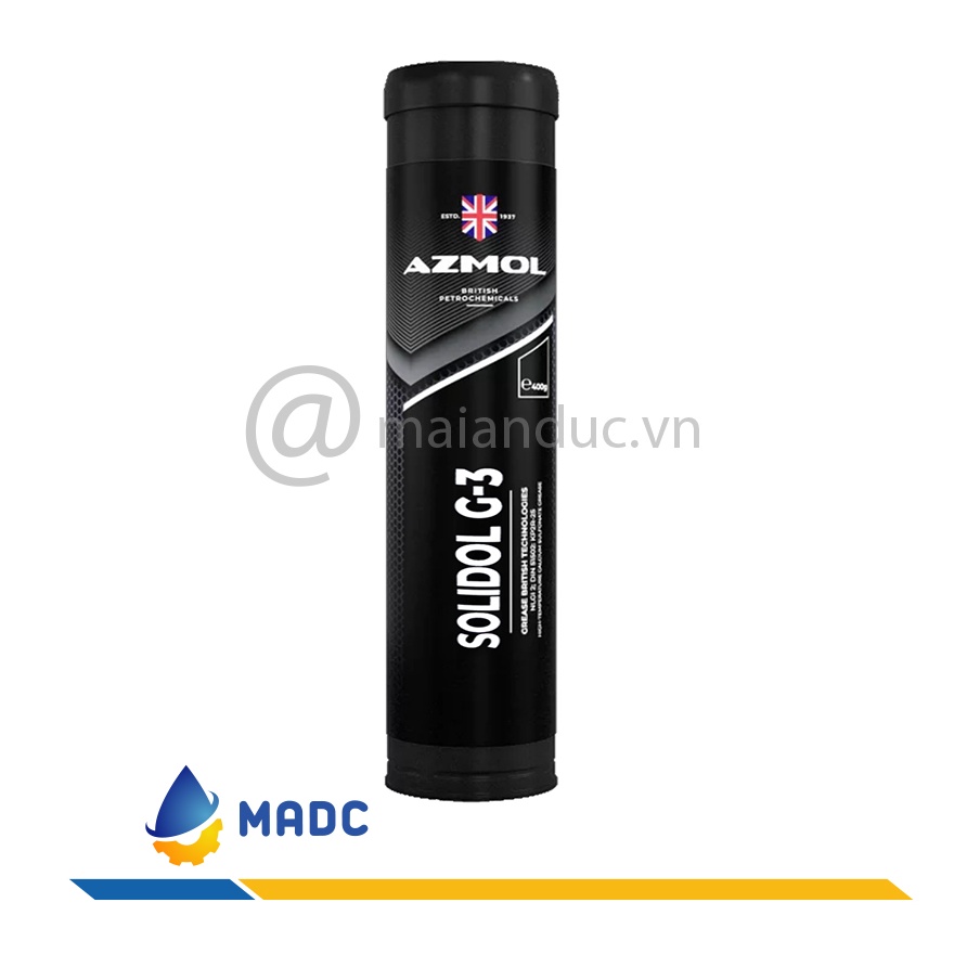 Mỡ Bôi Trơn Đa Dụng Kháng Nước Azmol Solidol G-3 400g - Nhập Khẩu Anh Quốc