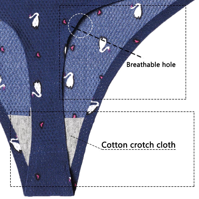 Quần lót lọt khe lưng thấp không lộ đường may thiết kế thoáng khí dành cho nữ