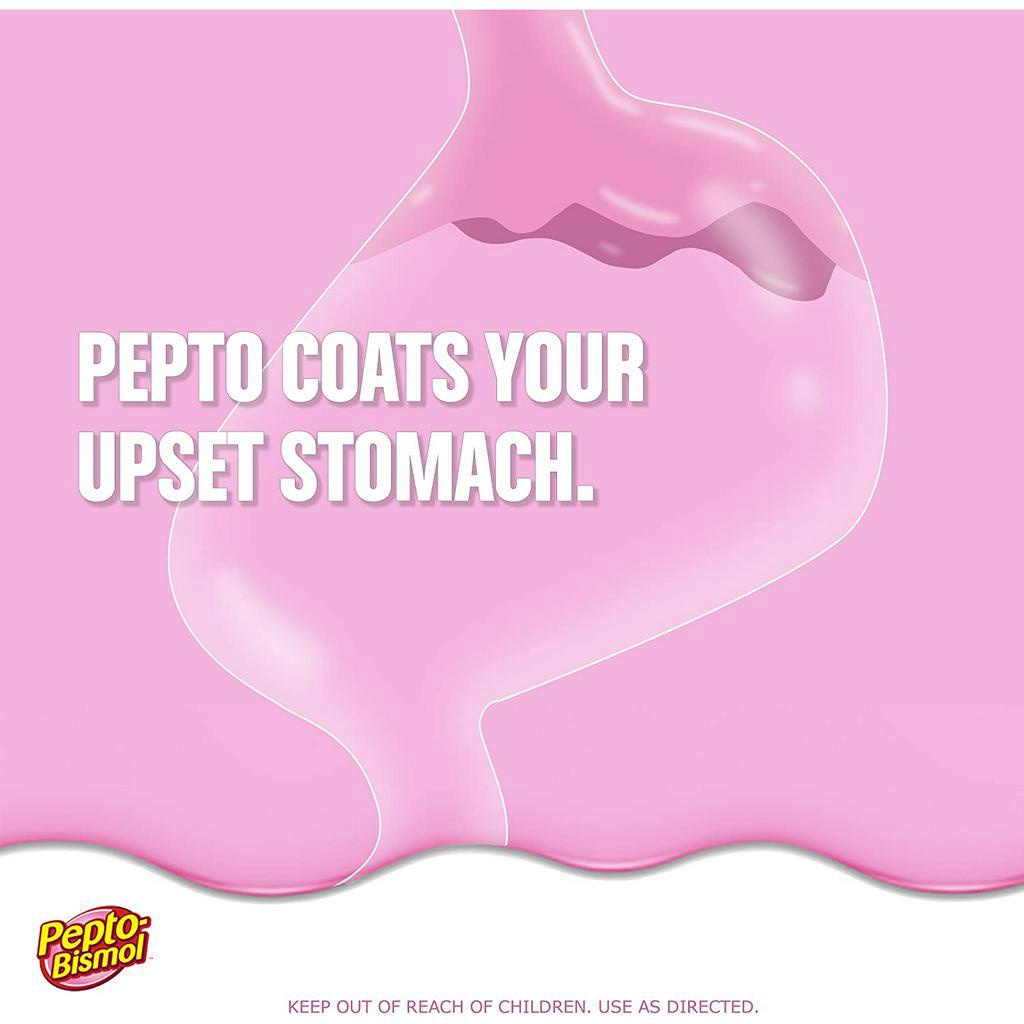 DUNG DỊCH HỖ TRỢ 5 TRIỆU CHỨNG DẠ DÀY PEPTO BISMOL  - Hàng Nhập USA Chính Hãng