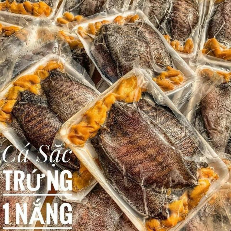 CÁ SẶC TRỨNG 1 NẮNG.500g