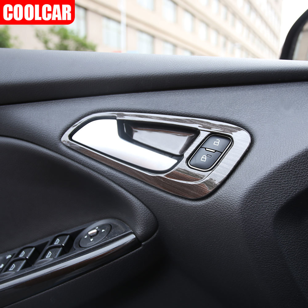 Set 4 Ốp Bảo Vệ Tay Nắm Cửa Trong Xe Ô Tô Ford Focus 4 2015-2017