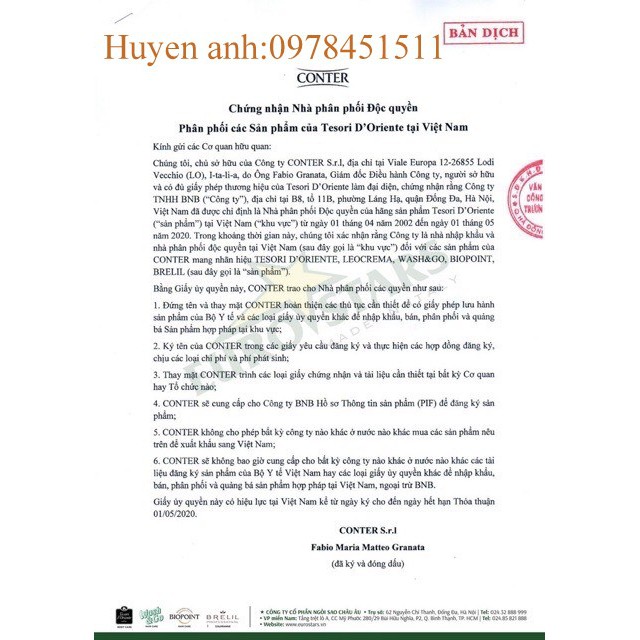 Gói Sữa tắm hương nước hoa xích Tesori D'Oriente 6ml | BigBuy360 - bigbuy360.vn