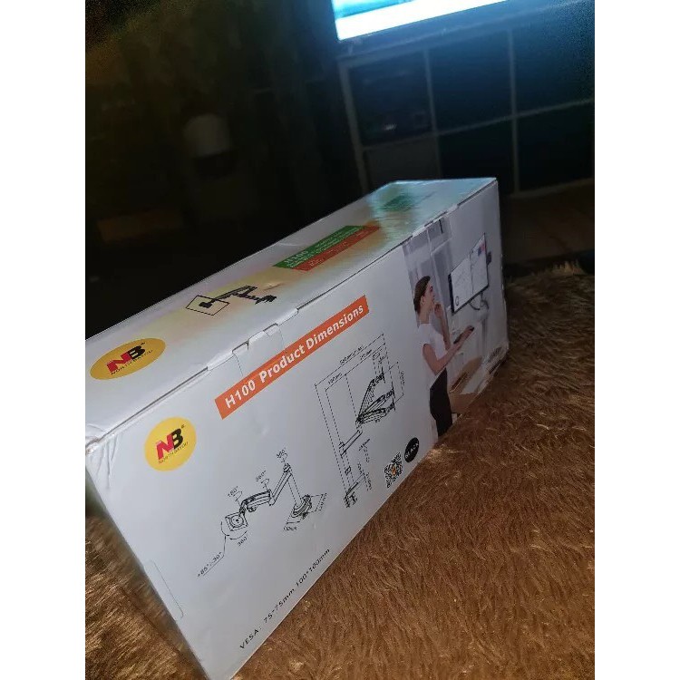 Giá Treo Màn Hình NB H100 22 - 35 Inch - Tay Treo Đỡ Màn Hình Máy Tính NorthBayou