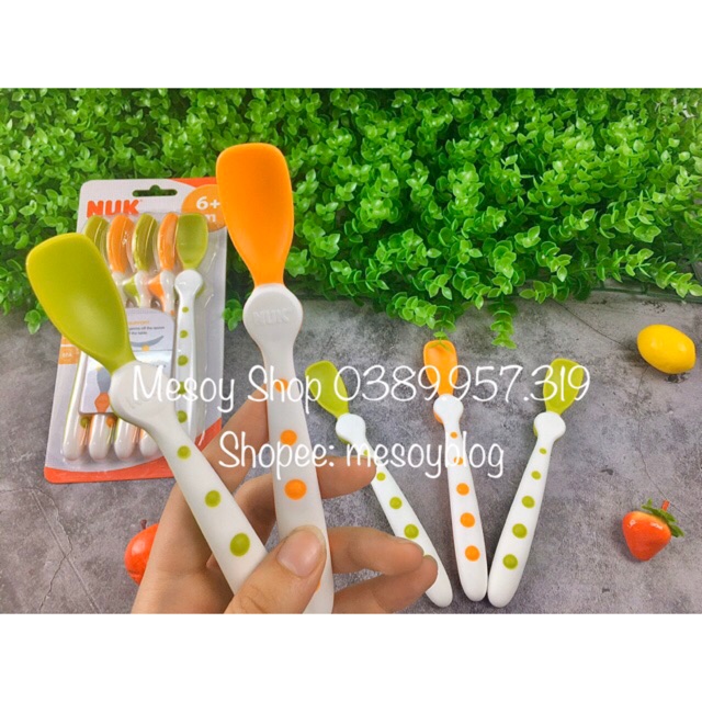 Thìa Nuk ăn dặm cho bé