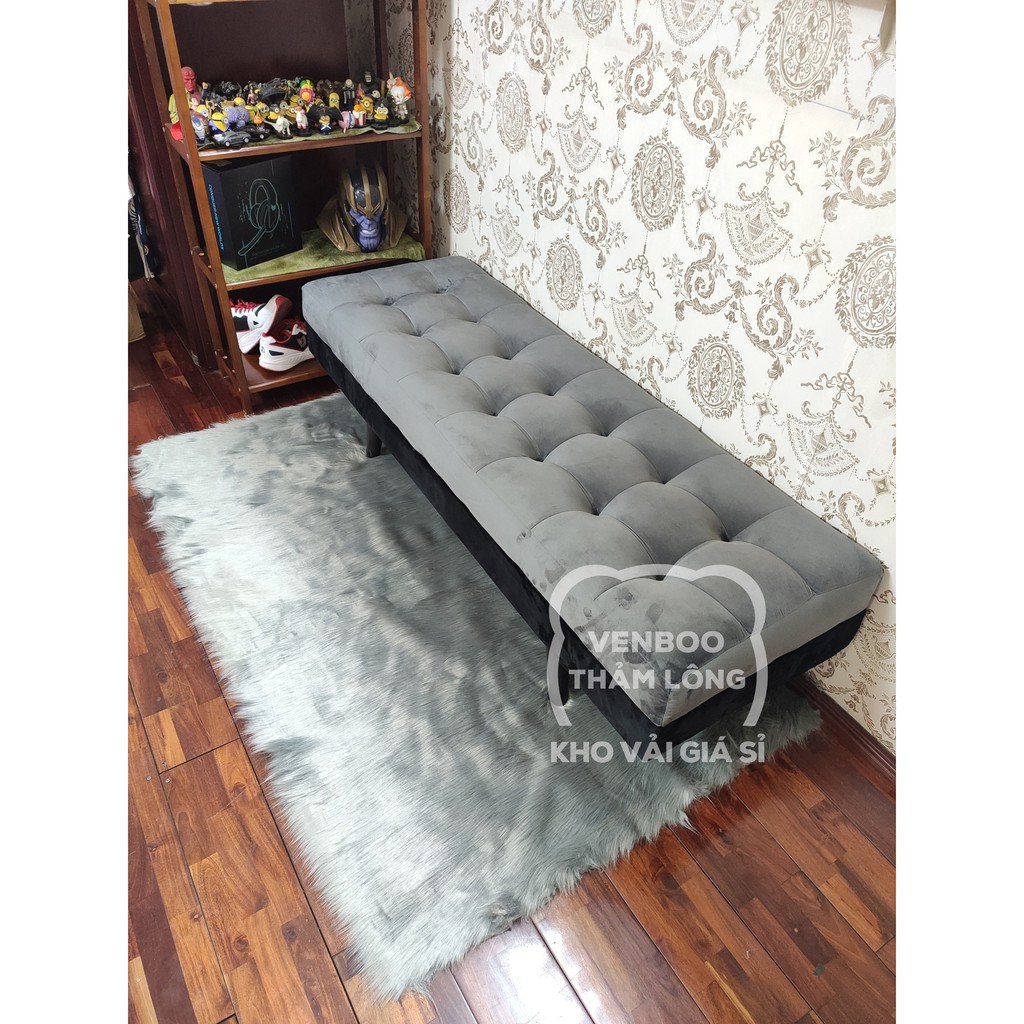 👑 [ SIÊU PHẨM ] - Thảm Lông Chụp Ảnh Trải Sàn Siêu Hot 2021 | Màu Xám Khói 2021 | BigBuy360 - bigbuy360.vn