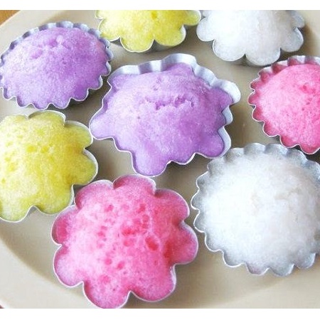 Combo 5-10 Khuôn bánh bò, bánh da lợn, đổ rau câu tiện dụng bằng nhôm cao cấp, nhiều hình đẹp