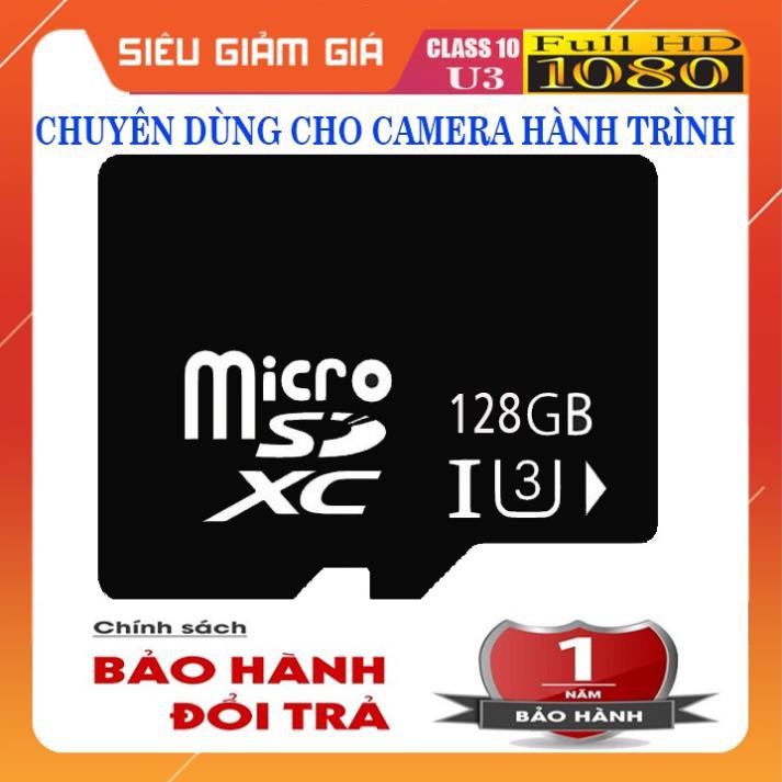 Thẻ nhớ Micro SD 128G / 64G / 32G - Class 10 - U3 - Chuyên Camera Hành Trình - BH 12 T