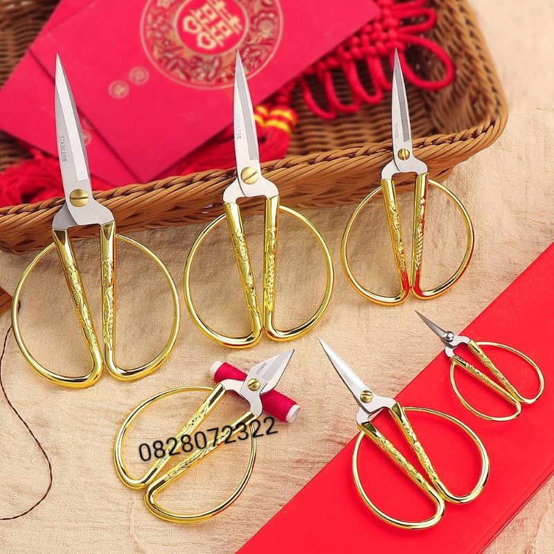 Kéo Song Hỷ Long Phụng Lưỡi Thép