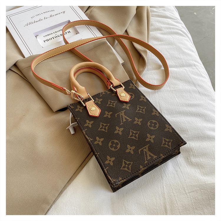 Túi Đeo Chéo Lv Đựng Điện Thoại Phong Cách Vintage Sang Trọng Thời Trang Cho Nữ