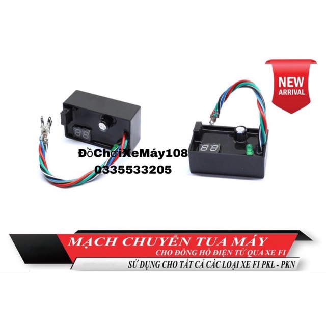Mạch chuyển tua máy cho xe fi lên đồng hồ điện tử