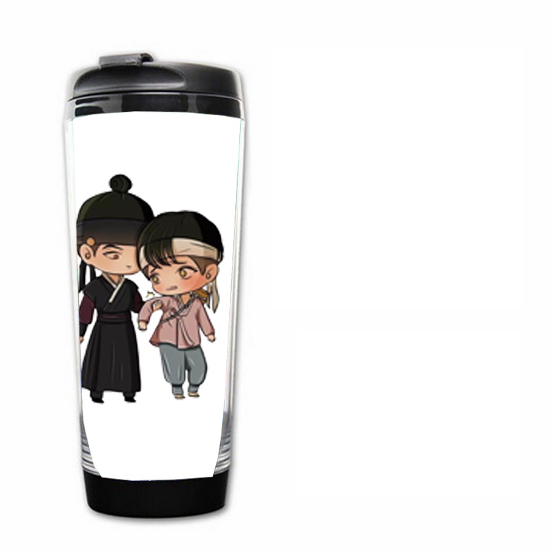 Bình nhựa đựng nước in hình Dạ ký boylove anime chibi xinh xắn