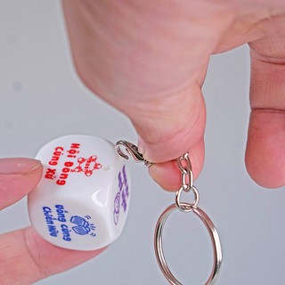 XÍ NGẦU ĂN NHẬU TIẾNG VIỆT CÓ HÌNH MINH HOẠ - CỤC TO 2.5 CM CÓ MÓC KHOÁ