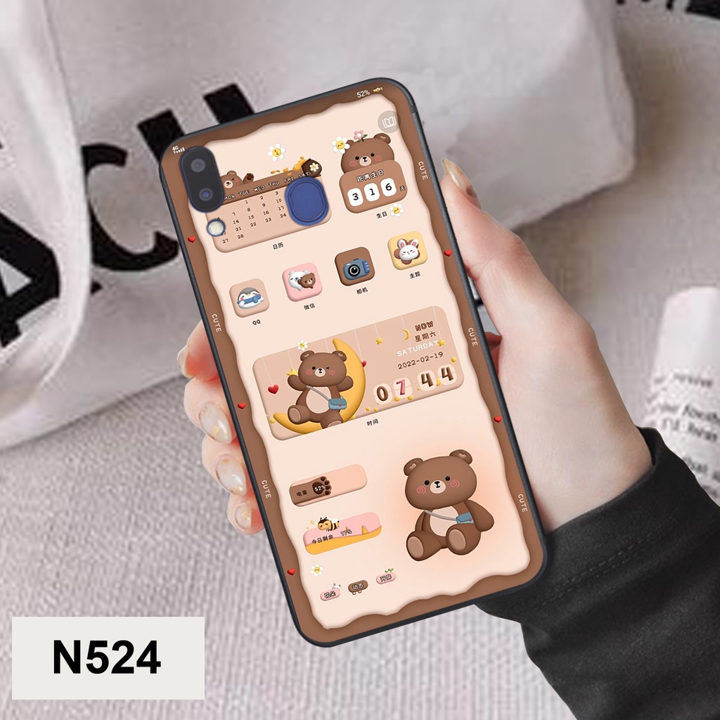 Ốp lưng Samsung M20 / M30 bộ hình gấu , thỏ hồng cute dễ thương giá rẻ siêu bền