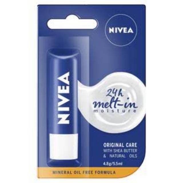 (hàng Mới Về) Son Dưỡng Môi Nivea Giữ Ẩm 24h Chất Lượng Cao | BigBuy360 - bigbuy360.vn