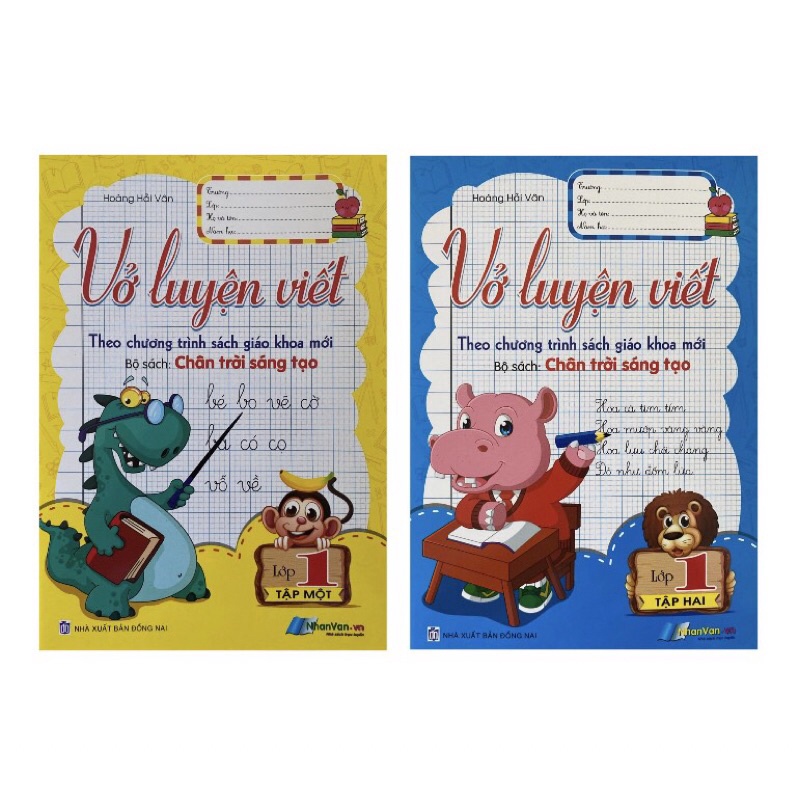 Vở Luyện Viết Chân Trời Sáng Tạo Lớp 1
