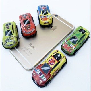 COMBO Bộ 5 xe ôtô mini cho trẻ em bằng thép hợp kim có bánh đà