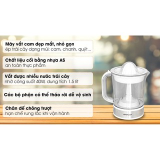 [GIÁ SALE RẺ]Máy vắt cam Sharp 1.5 lít EJ-J415-WH công suất 40W