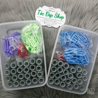 ( Phụ kiện tóc ) Set lô uốn phồng chân tóc 3d hàn quốc thế hệ mới