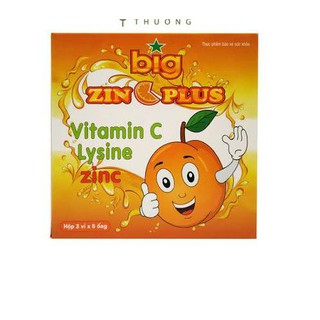 Siro ống BIG ZIN C PLUS_bổ sung Vitamin C cho trẻ