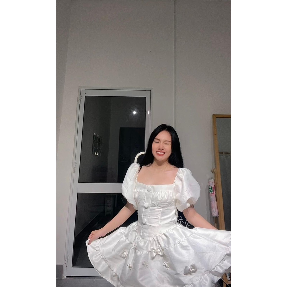 Đ52 - Đầm nhiều nơ