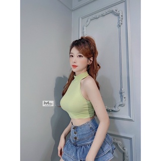 Áo ba lỗ nữ cổ yếm